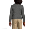 image:imageLands End School Uniform Boys Cotton Modal Zip Front Cardigan SweaterCoal Heather