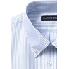 image:imageLands End School Uniform Boys Long Sleeve Oxford Dress ShirtBlue Stripe