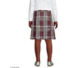 image:imageLands End School Uniform Girls Plaid Box Pleat Skirt Top of the KneeBurgundyGray Plaid