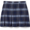 image:imageLands End School Uniform Girls Plaid Box Pleat Skirt Top of the KneeClassic Navy Plaid