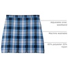 image:imageLands End School Uniform Girls Plaid Box Pleat Skirt Top of the KneeClear Blue Plaid