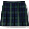 image:imageLands End School Uniform Girls Plaid Box Pleat Skirt Top of the KneeHunterClassic Navy Plaid