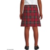 image:imageLands End School Uniform Girls Plaid Box Pleat Skirt Top of the KneeRedBlack Plaid