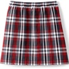 image:imageLands End School Uniform Girls Plaid Box Pleat Skirt Top of the KneeRedGraphite Plaid