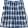 image:imageLands End School Uniform Girls Plaid Pleated Skirt Below the KneeClear Blue Plaid