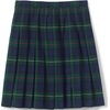 image:imageLands End School Uniform Girls Plaid Pleated Skirt Below the KneePlaid HunterClassic Navy