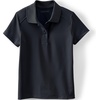 image:imageLands End School Uniform Girls Short Sleeve Feminine Fit Rapid Dry Polo ShirtBlack
