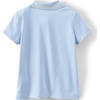 image:imageLands End School Uniform Girls Short Sleeve Feminine Fit Rapid Dry Polo ShirtBlue