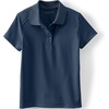 image:imageLands End School Uniform Girls Short Sleeve Feminine Fit Rapid Dry Polo ShirtClassic Navy