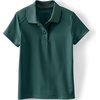 image:imageLands End School Uniform Girls Short Sleeve Feminine Fit Rapid Dry Polo ShirtEvergreen