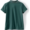 image:imageLands End School Uniform Girls Short Sleeve Feminine Fit Rapid Dry Polo ShirtEvergreen