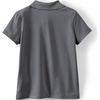 image:imageLands End School Uniform Girls Short Sleeve Feminine Fit Rapid Dry Polo ShirtSoapstone