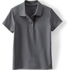 image:imageLands End School Uniform Girls Short Sleeve Feminine Fit Rapid Dry Polo ShirtSoapstone