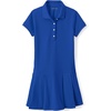 image:imageLands End School Uniform Girls Short Sleeve Mesh Pleated Polo DressCobalt
