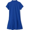 image:imageLands End School Uniform Girls Short Sleeve Mesh Pleated Polo DressCobalt
