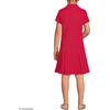 image:imageLands End School Uniform Girls Short Sleeve Mesh Pleated Polo DressRed 24