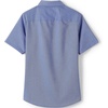 image:imageLands End School Uniform Girls Short Sleeve Oxford Dress ShirtFrench Blue