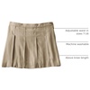 image:imageLands End School Uniform Girls Solid Box Pleat Skirt Above KneeKhaki