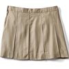 image:imageLands End School Uniform Girls Solid Box Pleat Skirt Above KneeKhaki