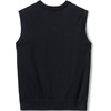 image:imageLands End School Uniform Kids Cotton Modal Fine Gauge Sweater VestBlack