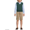 image:imageLands End School Uniform Kids Cotton Modal Sweater VestEvergreen
