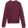 image:imageLands End School Uniform Kids Cotton Modal VNeck SweaterBurgundy