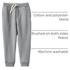 image:imageLands End School Uniform Kids Jogger SweatpantsPewter Heather