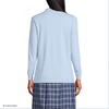 image:imageLands End School Uniform Kids Long Sleeve Interlock Polo ShirtBlue
