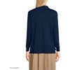 image:imageLands End School Uniform Kids Long Sleeve Interlock Polo ShirtClassic Navy