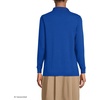 image:imageLands End School Uniform Kids Long Sleeve Interlock Polo ShirtCobalt