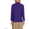 image:imageLands End School Uniform Kids Long Sleeve Interlock Polo ShirtDeep Purple