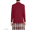 image:imageLands End School Uniform Kids Long Sleeve Interlock Polo ShirtGarnet