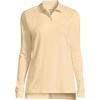 image:imageLands End School Uniform Kids Long Sleeve Interlock Polo ShirtMaize