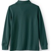 image:imageLands End School Uniform Kids Long Sleeve Mesh Polo ShirtEvergreen