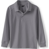 image:imageLands End School Uniform Kids Long Sleeve Rapid Dry Polo ShirtArctic Gray