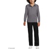 image:imageLands End School Uniform Kids Long Sleeve Rapid Dry Polo ShirtArctic Gray