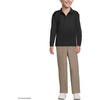 image:imageLands End School Uniform Kids Long Sleeve Rapid Dry Polo ShirtBlack