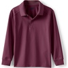 image:imageLands End School Uniform Kids Long Sleeve Rapid Dry Polo ShirtBurgundy