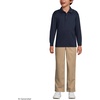 image:imageLands End School Uniform Kids Long Sleeve Rapid Dry Polo ShirtClassic Navy