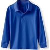 image:imageLands End School Uniform Kids Long Sleeve Rapid Dry Polo ShirtCobalt