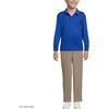 image:imageLands End School Uniform Kids Long Sleeve Rapid Dry Polo ShirtCobalt