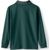 image:imageLands End School Uniform Kids Long Sleeve Rapid Dry Polo ShirtEvergreen