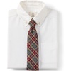 image:imageLands End School Uniform Kids Plaid To Be Tied TieGray HeatherMaroon Plaid