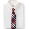image:imageLands End School Uniform Kids Plaid To Be Tied TieRedGraphite Plaid