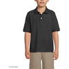 image:imageLands End School Uniform Kids Short Sleeve Mesh Polo ShirtBlack
