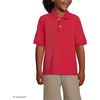 image:imageLands End School Uniform Kids Short Sleeve Mesh Polo ShirtRed