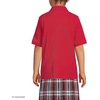 image:imageLands End School Uniform Kids Short Sleeve Mesh Polo ShirtRed