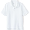 image:imageLands End School Uniform Kids Short Sleeve Mesh Polo ShirtWhite