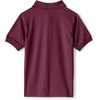 image:imageLands End School Uniform Kids Short Sleeve Rapid Dry Polo ShirtBurgundy