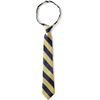 image:imageLands End School Uniform Kids Stripe Pre Tied TieClassic NavyGold Stripe